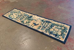 18th Century French Aubusson Tapestry Center Table Runner with Foliage Decor