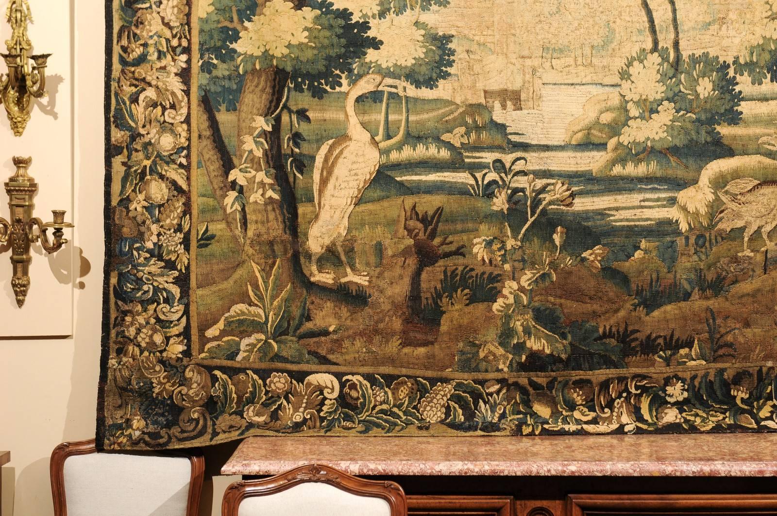 18th Century and Earlier 18th Century French Aubusson Tapestry