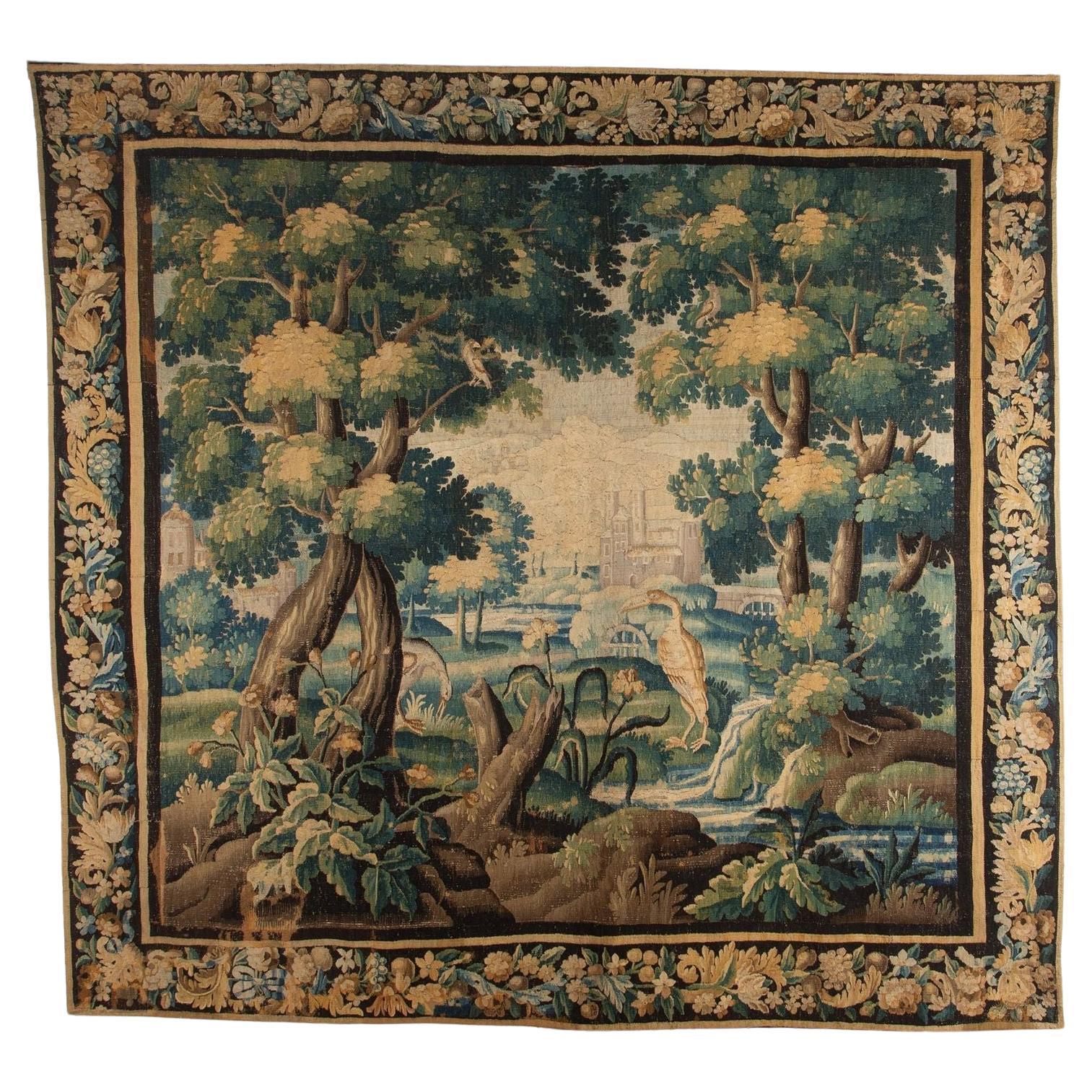 Arazzo Aubusson francese del XVIII secolo