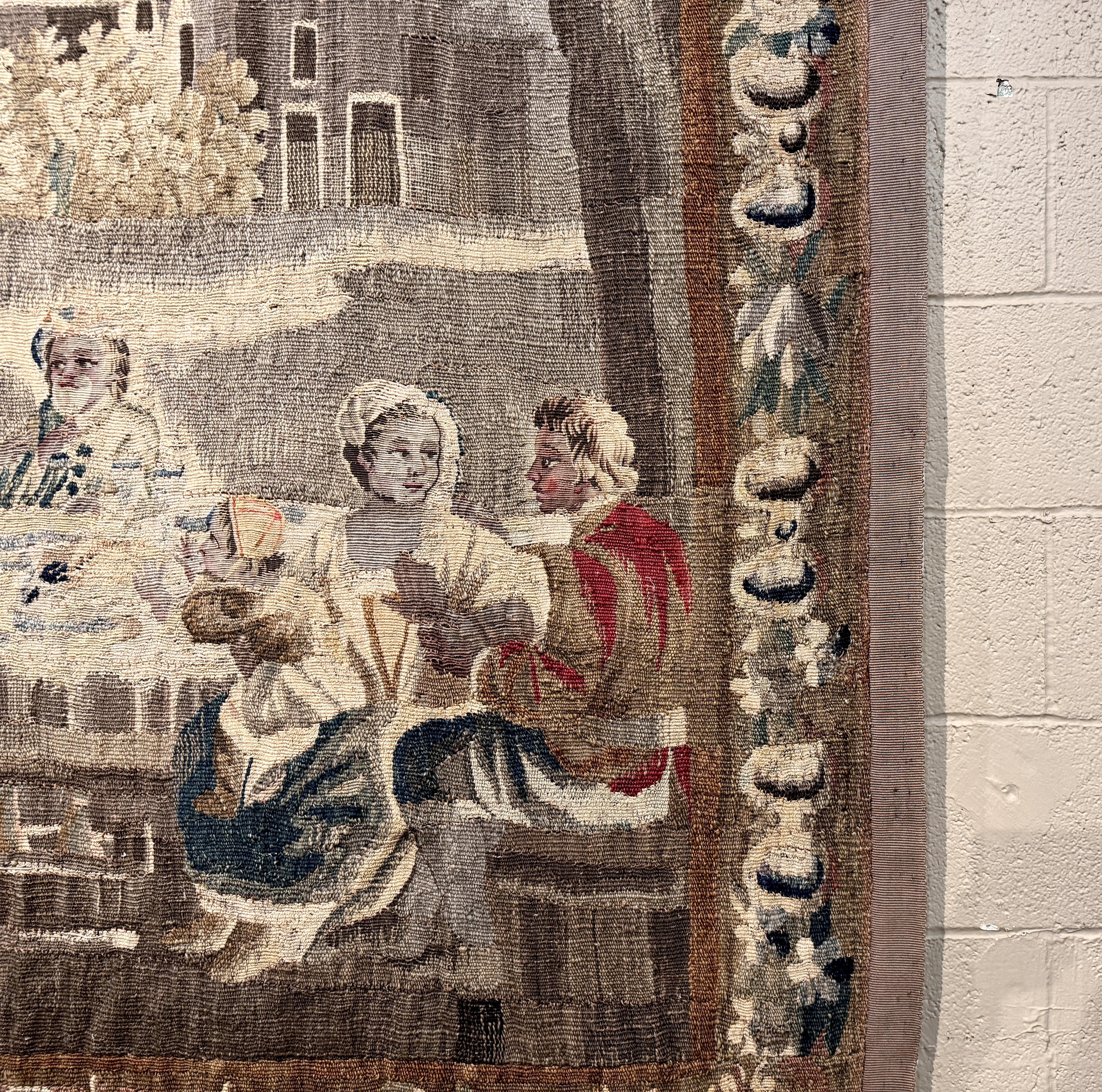 Französischer Aubusson-Wandteppich des 18. Jahrhunderts 