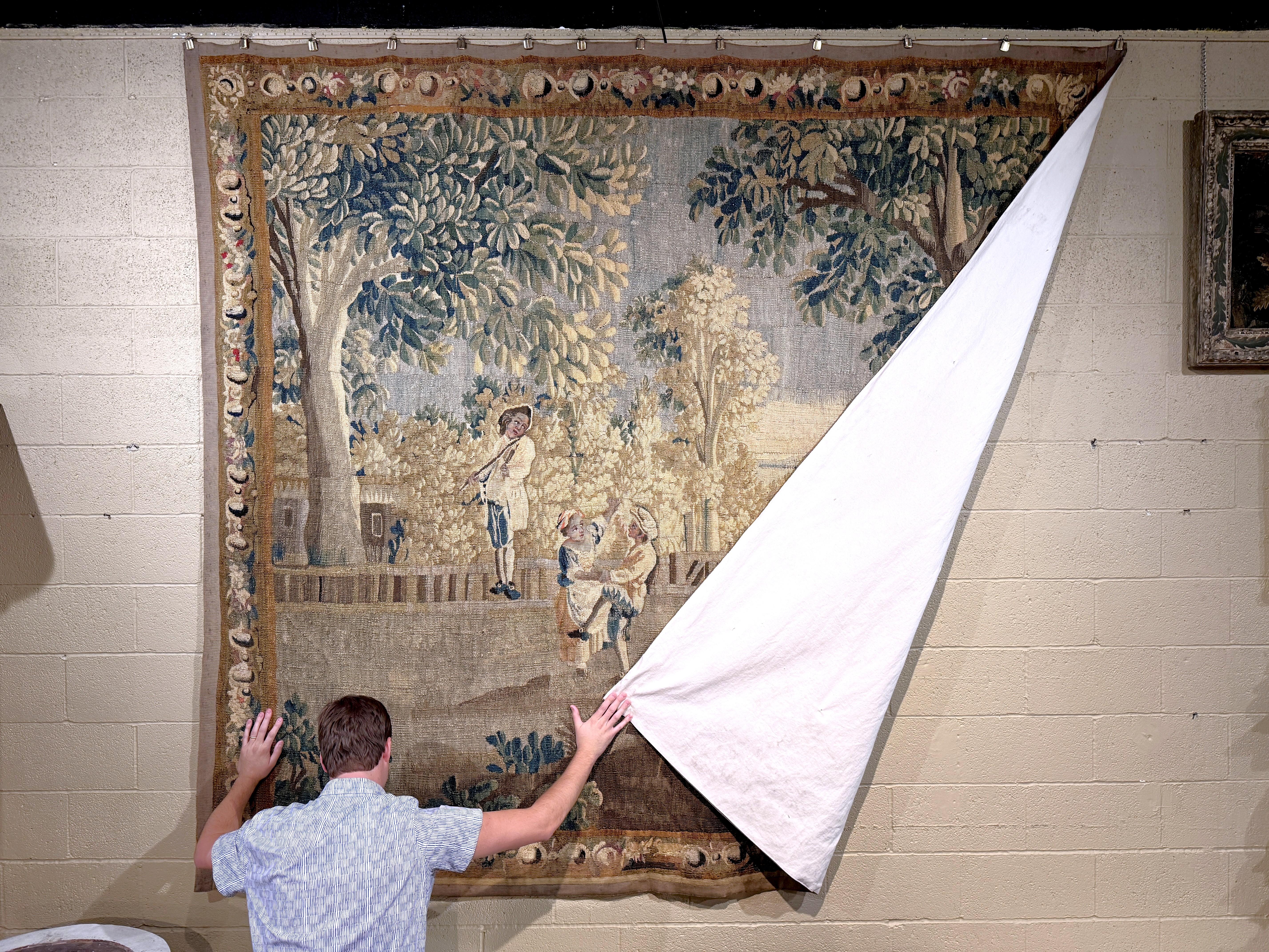 Französischer Aubusson-Wandteppich des 18. Jahrhunderts 