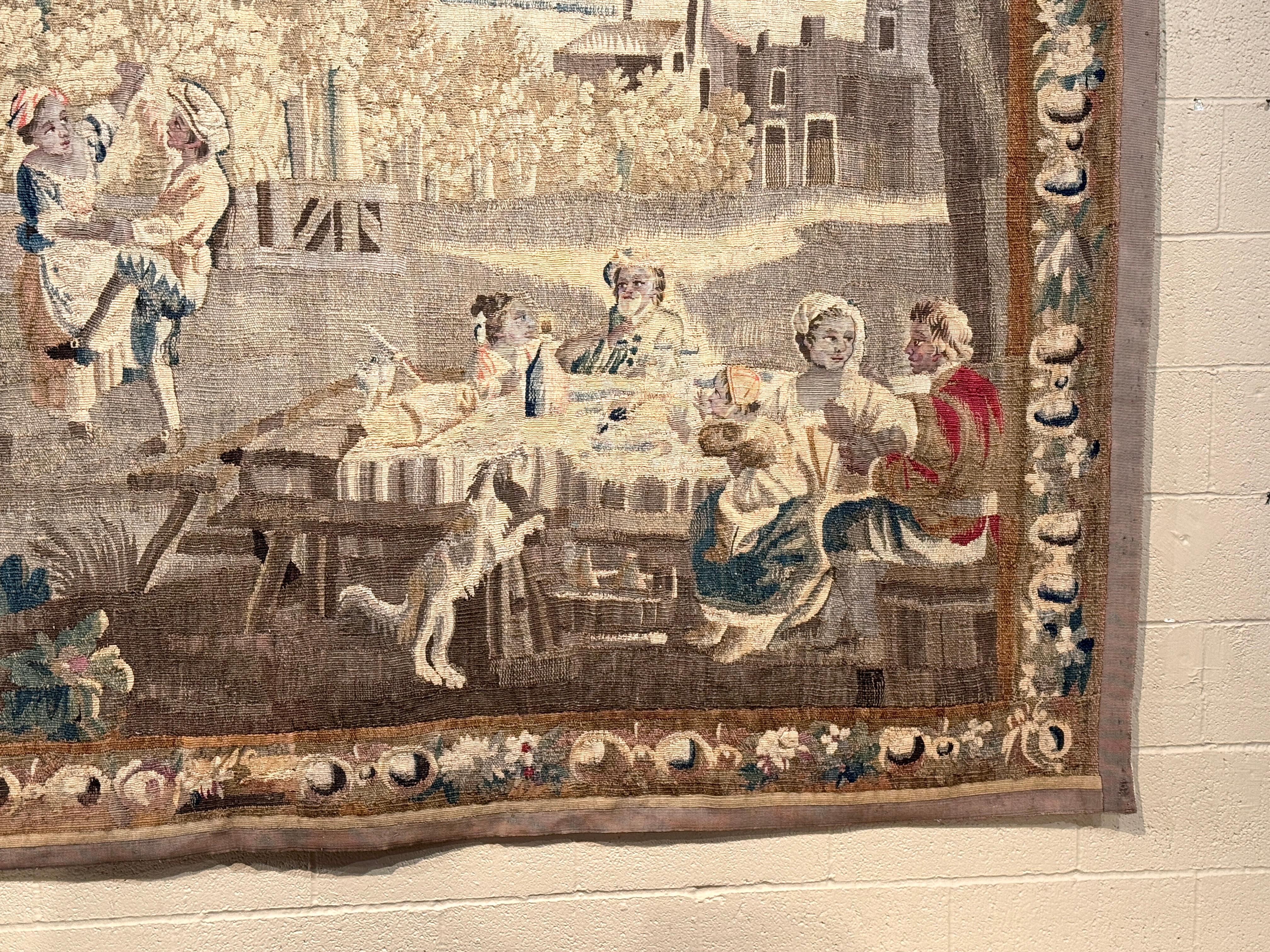 Französischer Aubusson-Wandteppich des 18. Jahrhunderts 