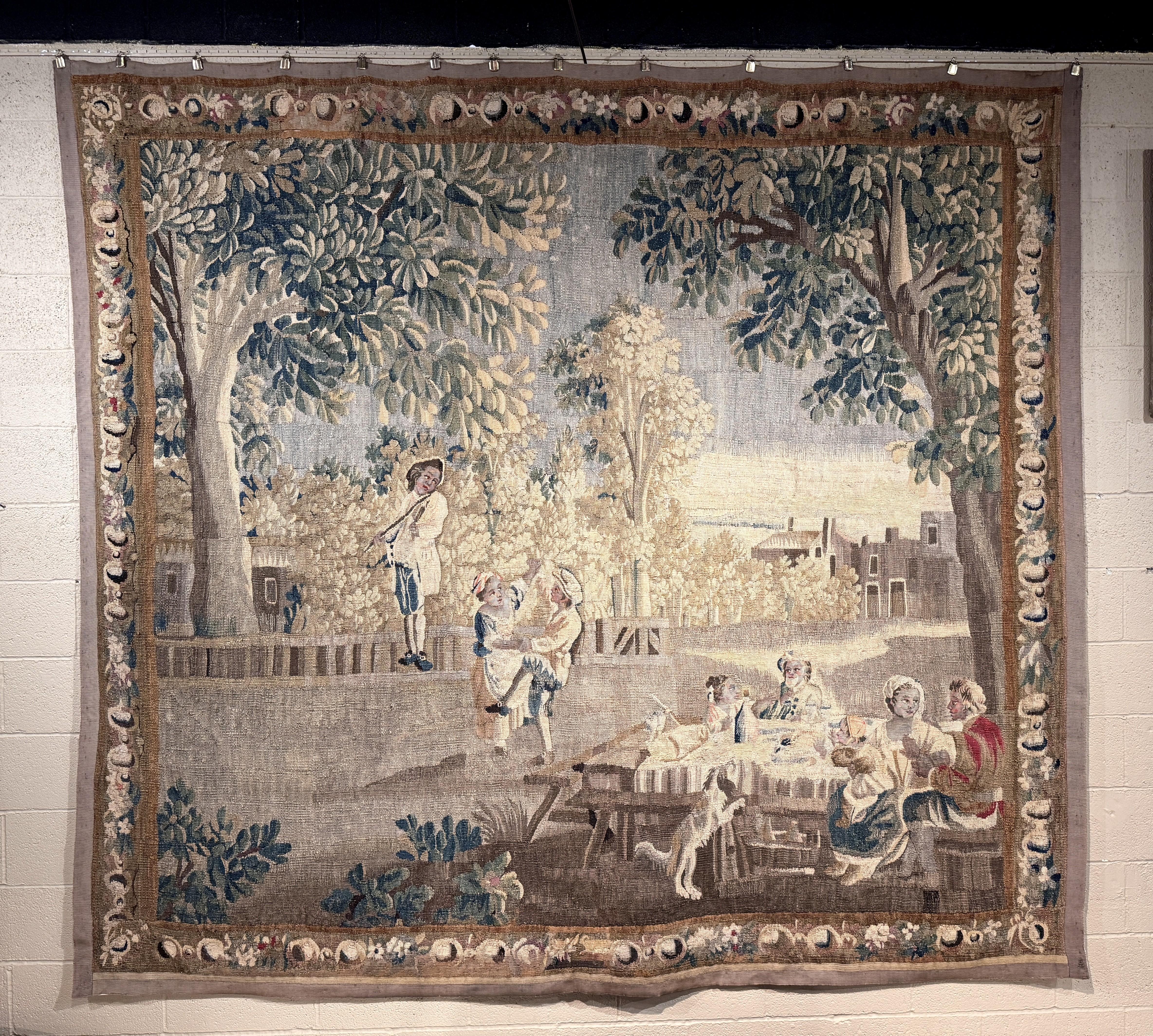 Französischer Aubusson-Wandteppich des 18. Jahrhunderts 