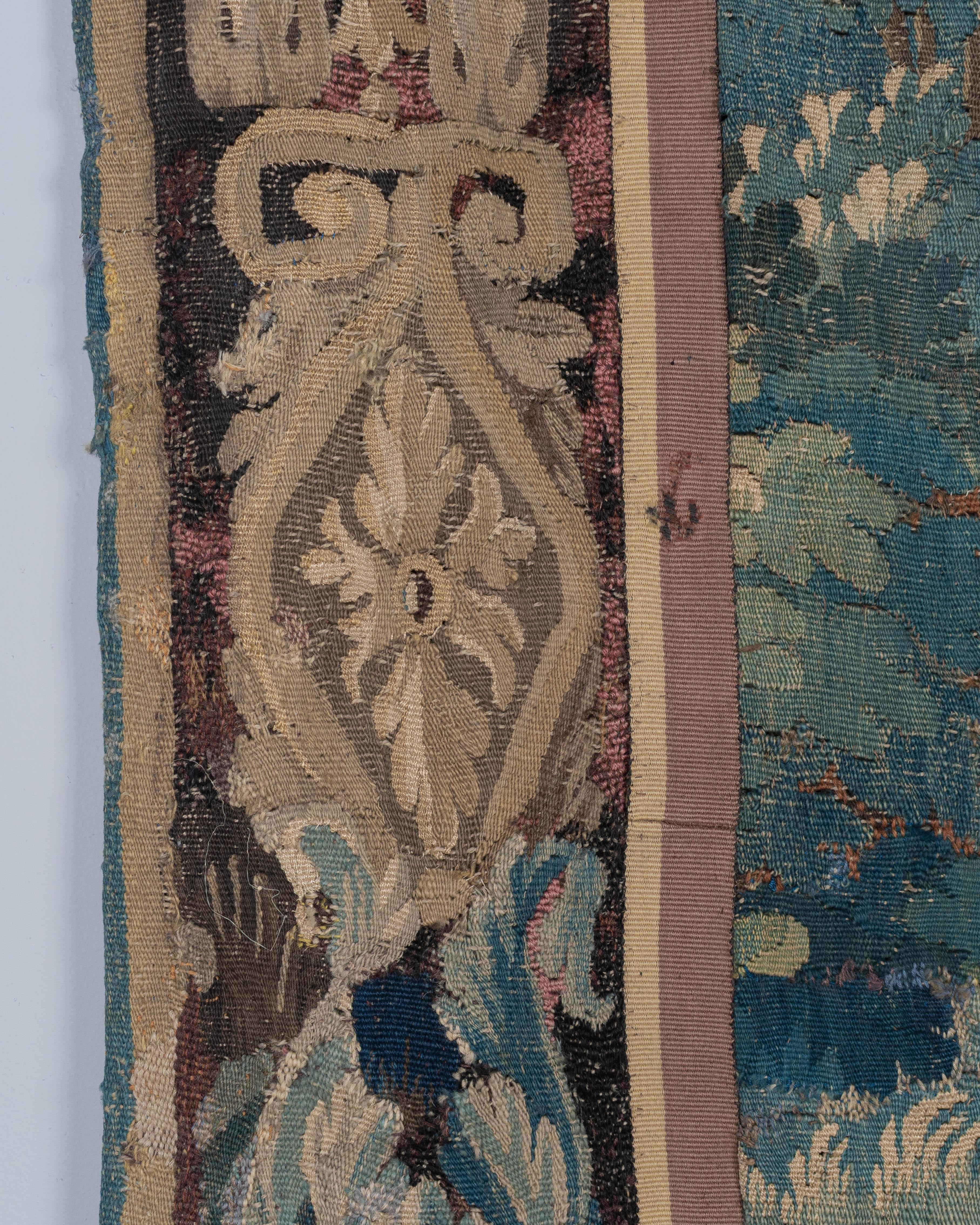 Französischer Aubusson Verdure-Wandteppich aus dem 18. Jahrhundert im Angebot 7