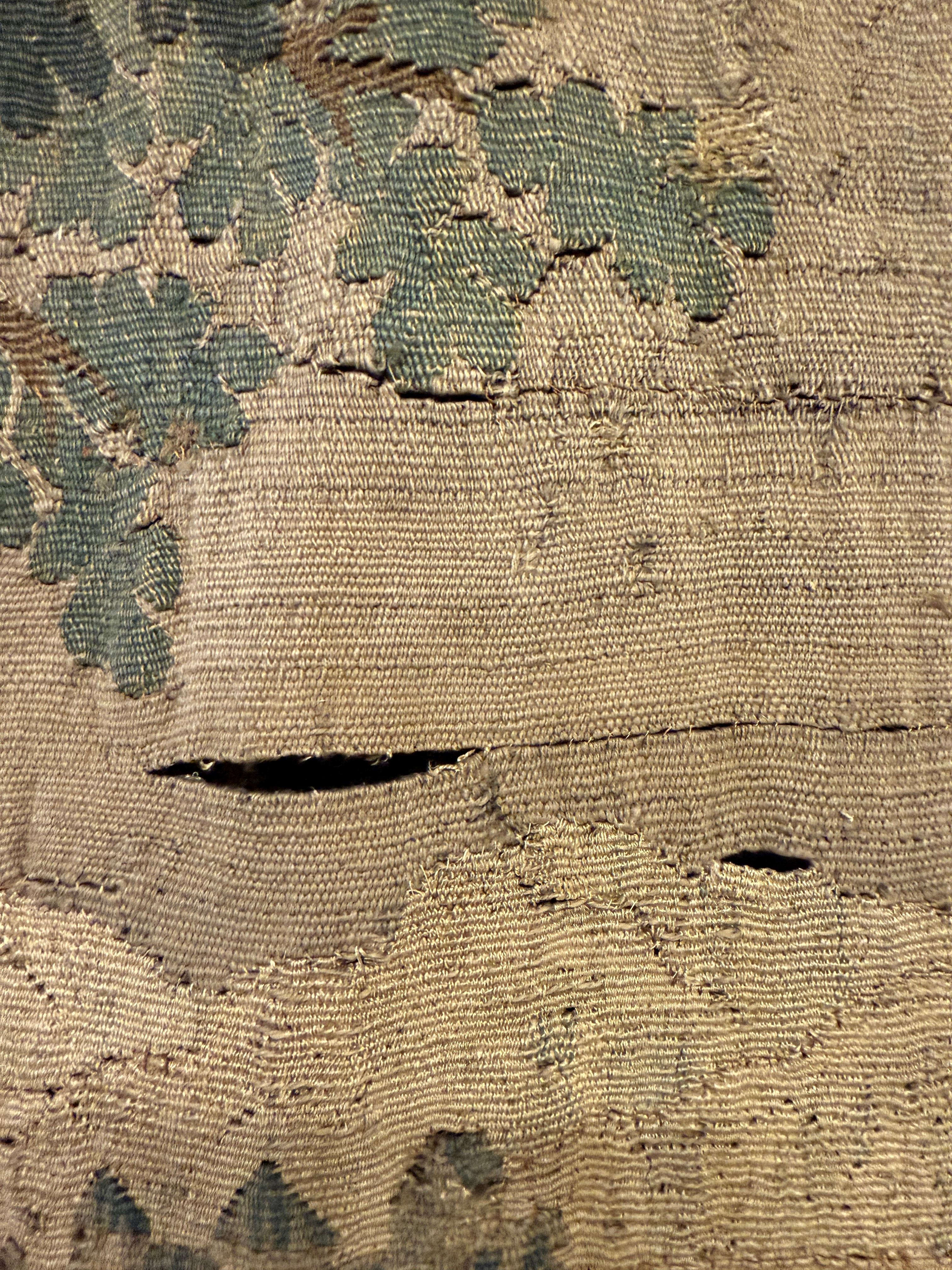 Französischer Aubusson Verdure-Wandteppich aus dem 18. Jahrhundert im Angebot 14