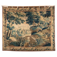 18th Century French Aubusson Verdure Tapestry