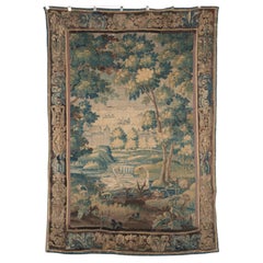 18th Century French Aubusson Verdure Tapestry