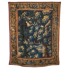 18th Century French Aubusson Woodland Tapestry