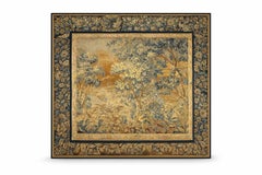 Tapiz francés de lana de Aubusson del siglo XVIII (189 cm - 74 pulgadas)