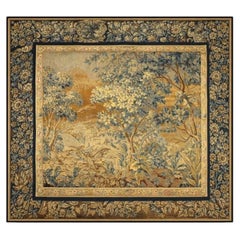 Tapiz francés de lana de Aubusson del siglo XVIII (189 cm - 74 pulgadas)