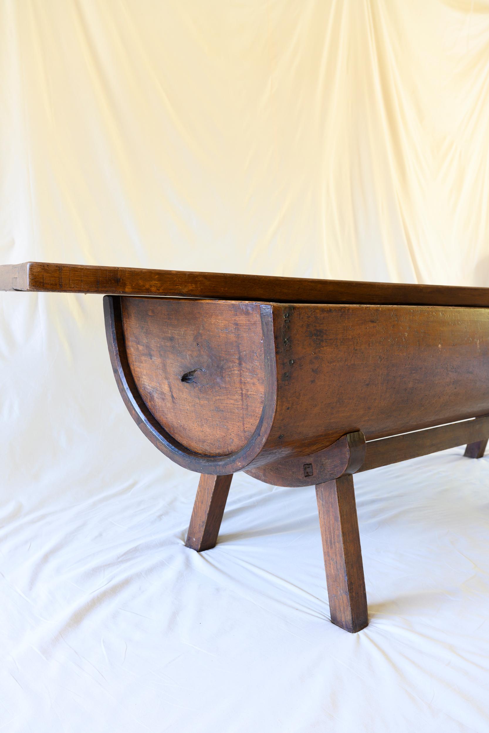 Oak 18th Century French Baker's Table For Sale
