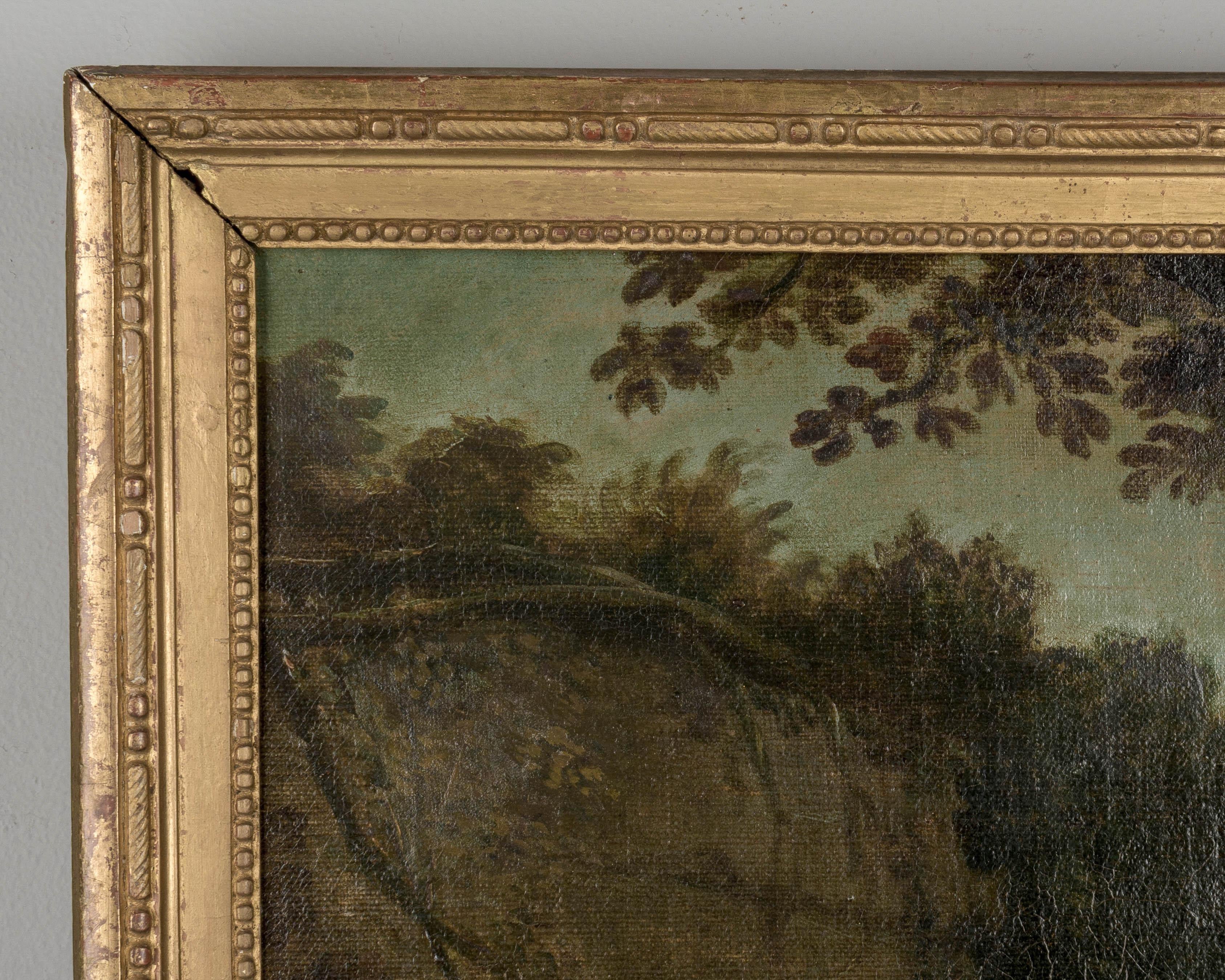 Pittura a olio barocca francese del XVIII secolo in vendita 2