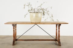 18th Century French Baroque Trestle Dining Table