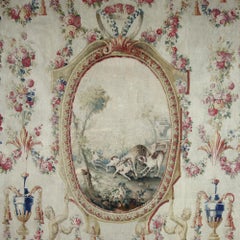 18th Century French Beauvais Louis XVI Neoclassical Hunting Tapestry After Oudry