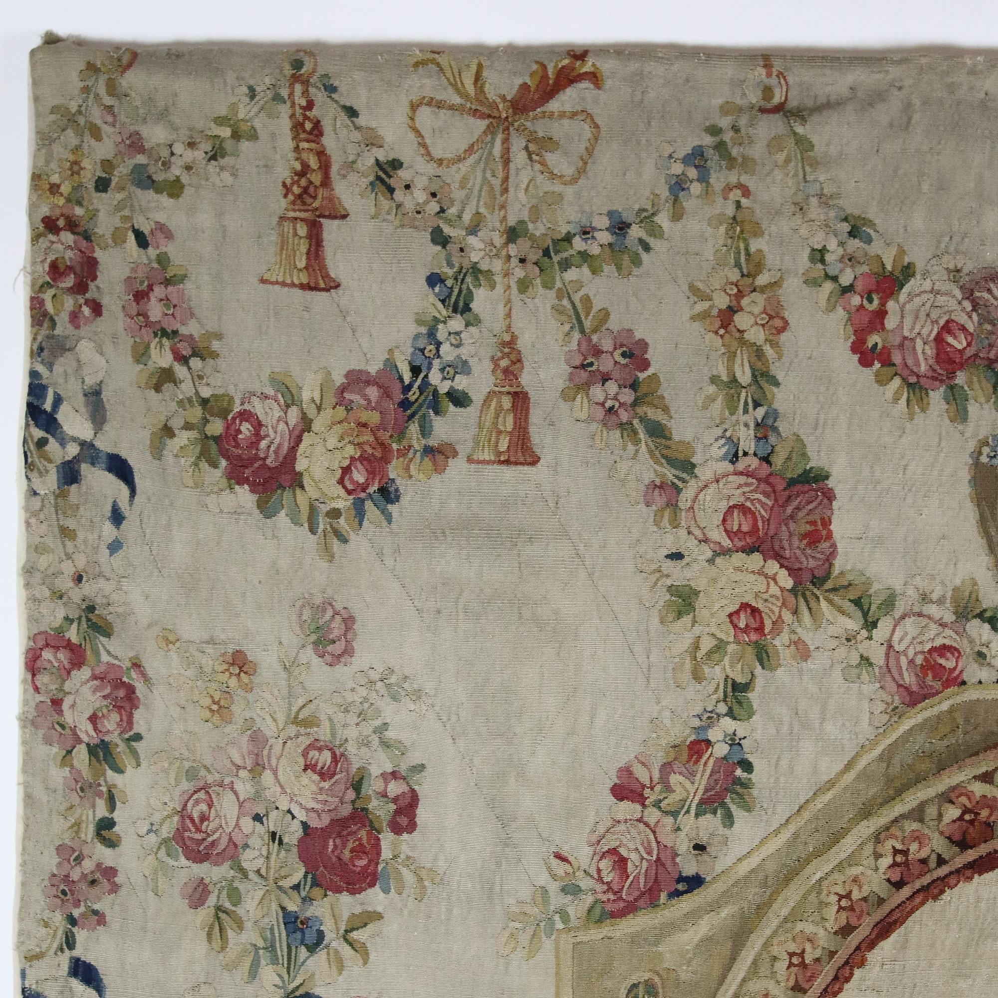18th Century French Beauvais Louis XVI Neoclassical Hunting Tapestry After Oudry 1
