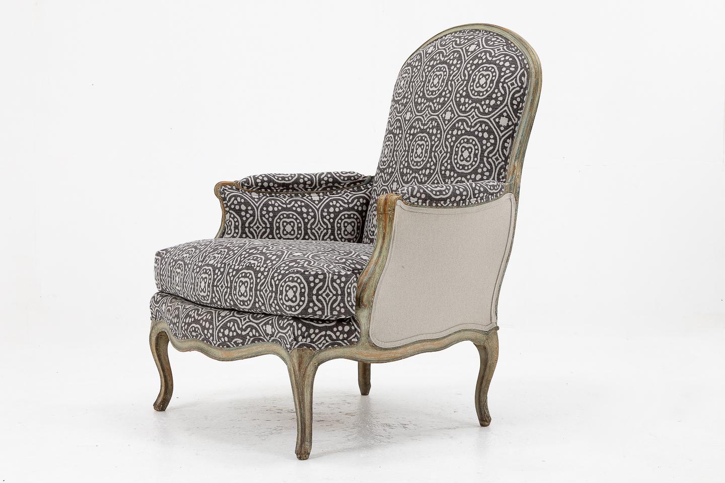 18th Century and Earlier 18th Century French Bergère Chair