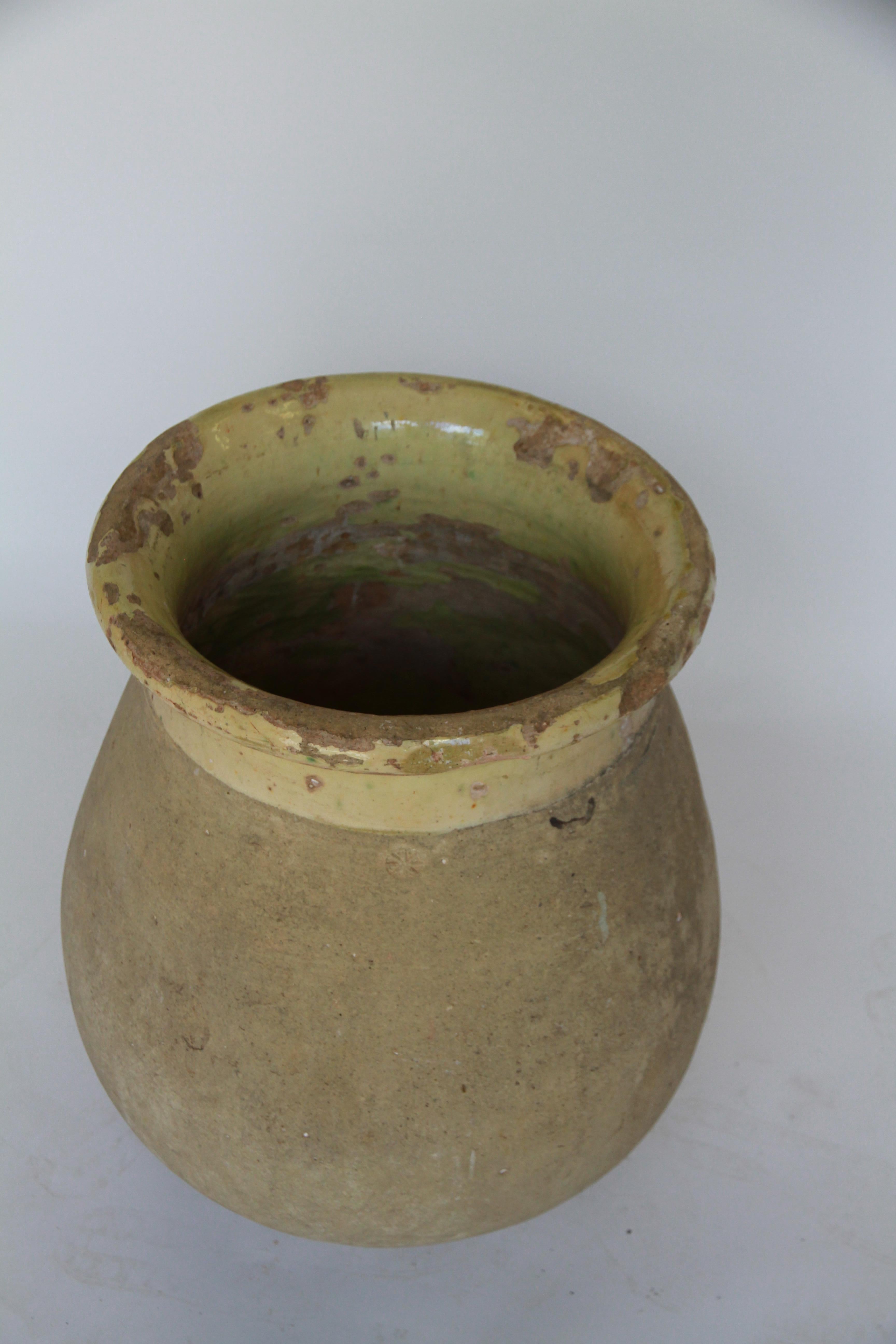 18th Century French Biot Pot, Olive Jar 2