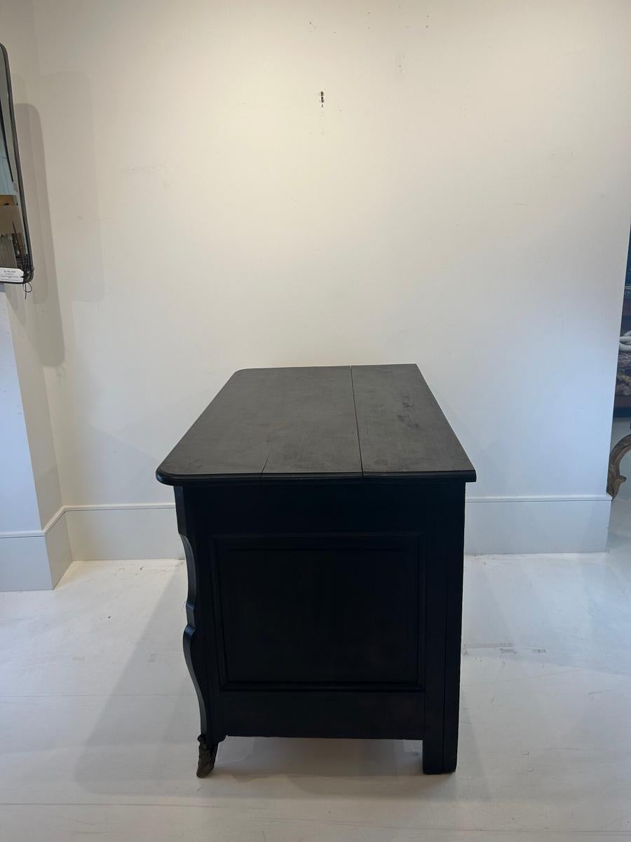 18th Century and Earlier 18th Century French Black Regence Chest