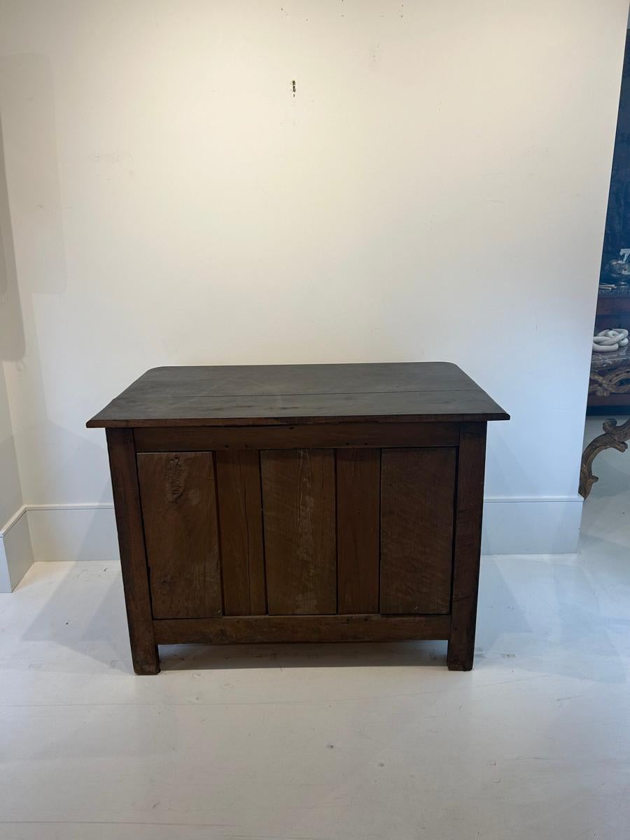 Wood 18th Century French Black Regence Chest