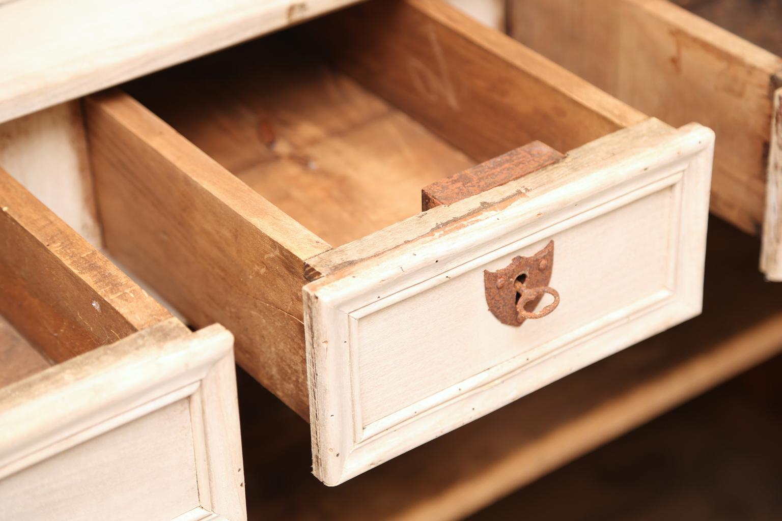 French Provincial 18th Century French Bleached Walnut Buffet For Sale