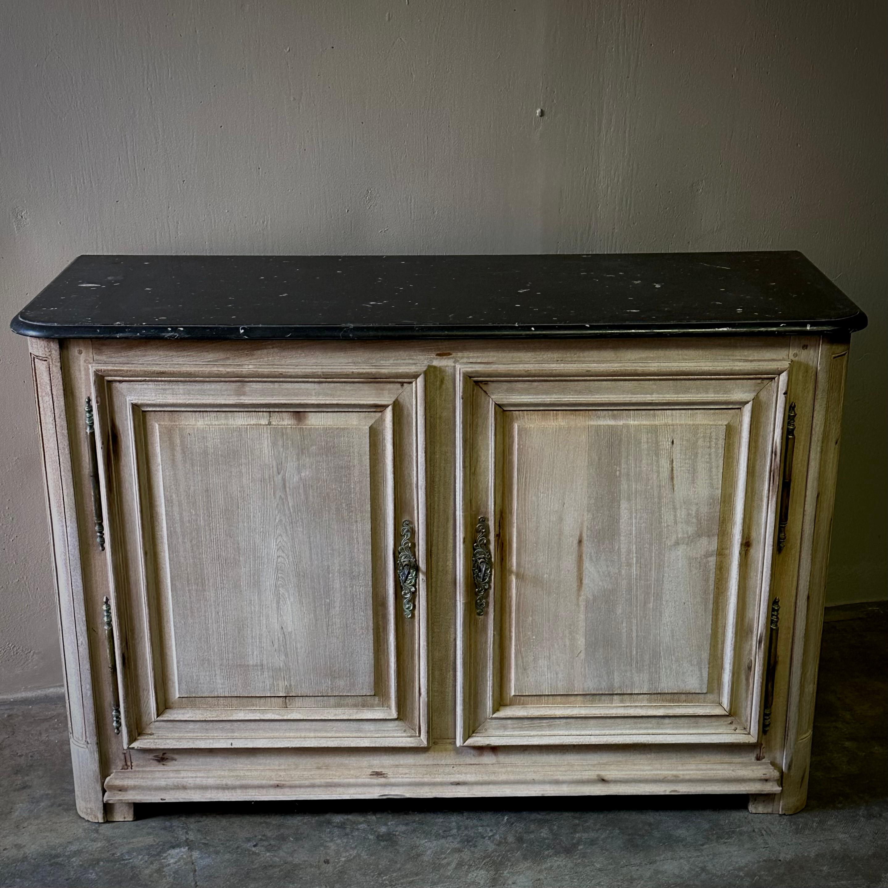 18th Century French Bleached Wood Sideboard For Sale 2