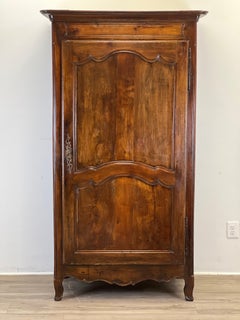 18th Century French Bonnetiere Armoire Cabinet