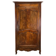 18th Century French Bonnetiere Armoire Cabinet