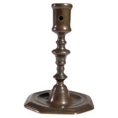 18th Century French Bronze Candlestick