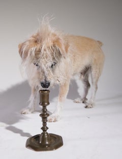 18th Century French Bronze Candlestick