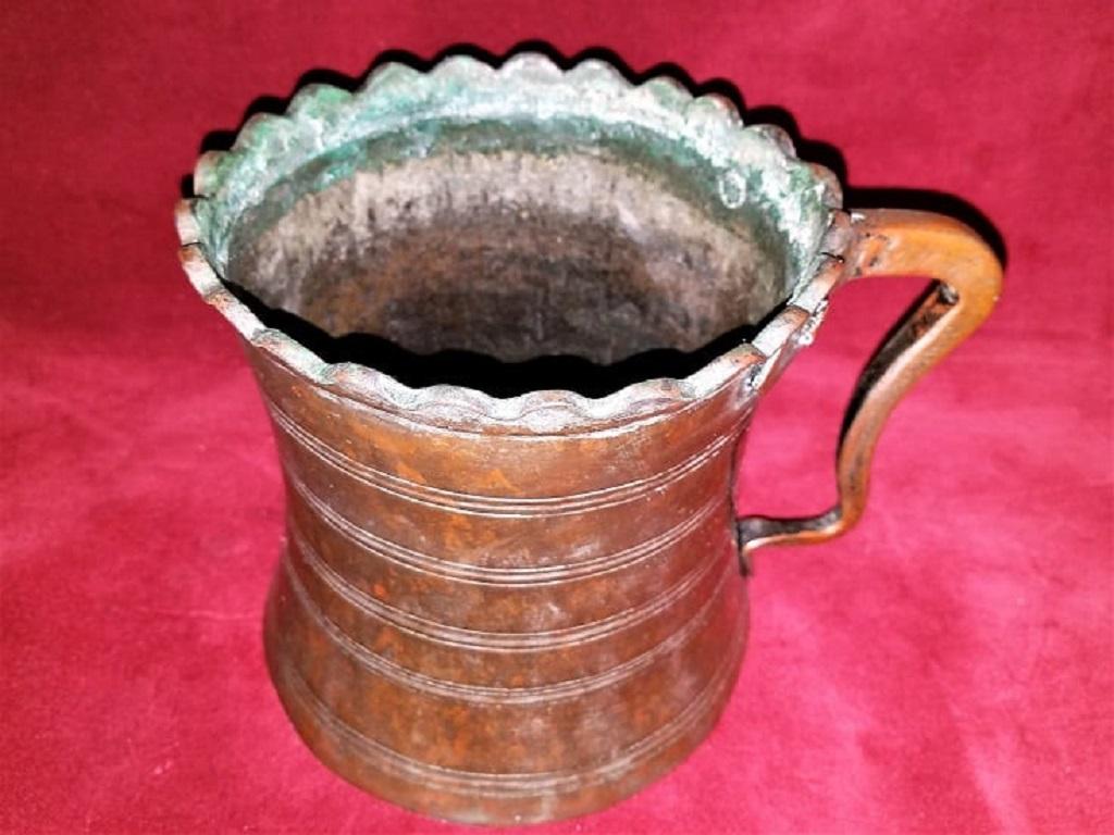 18th Century French Bronze Tankard For Sale 4