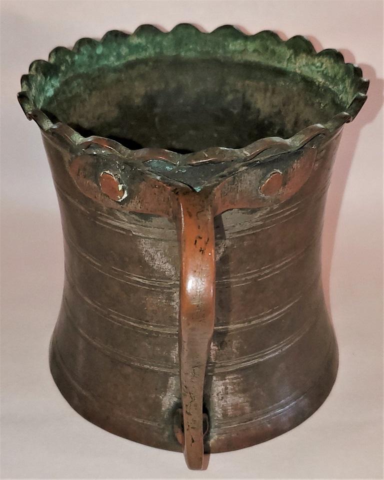 18th Century French Bronze Tankard For Sale 7