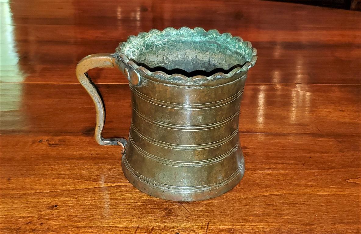 18th Century French Bronze Tankard For Sale 8