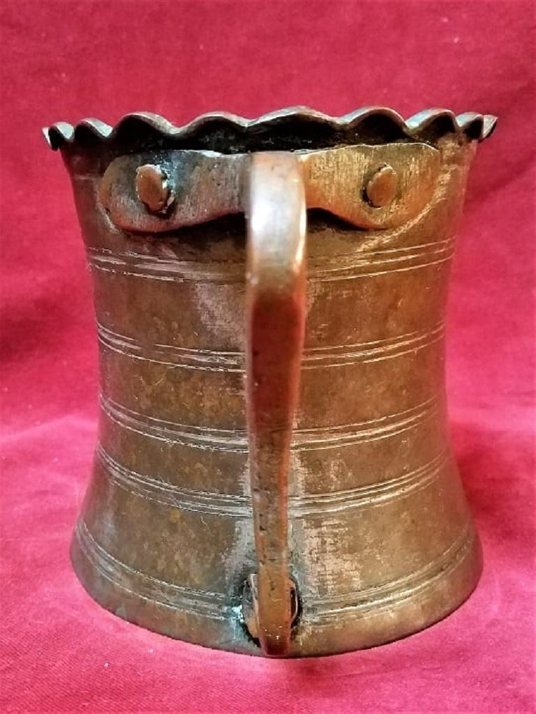 Louis XV 18th Century French Bronze Tankard For Sale