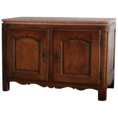 18th Century French Buffet with an Extraordinary Thick Marble