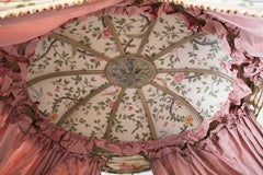 18th Century French Canopy Daybed with Toile Upholstery