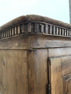 18th Century French Carved 2-Door Armoire