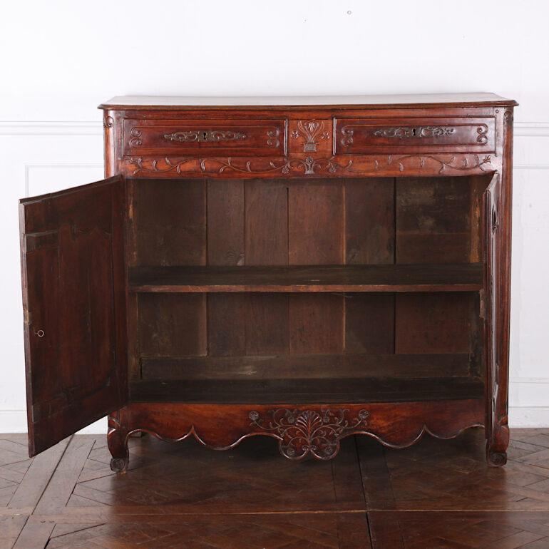 18th Century French Carved Cherry Louis XV Style Buffet 2