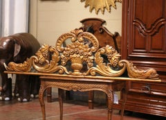 18th Century French Carved Gilt and Glass Wall Hanging Decorative Sculpture