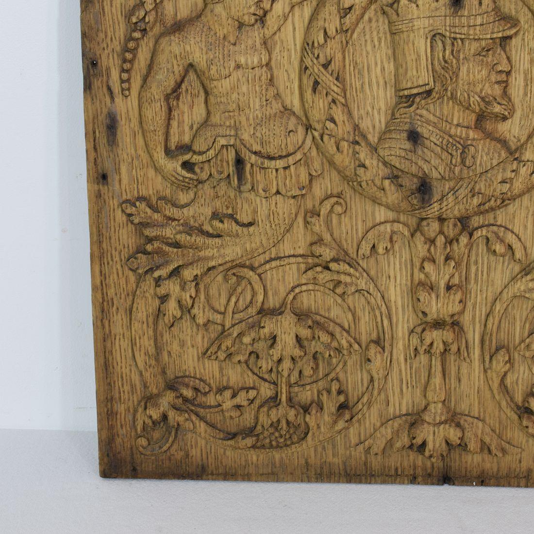 18th Century French Carved Oak Panel 3