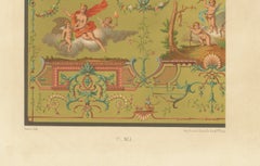 18th Century French Ceiling Design – Neoclassical Fresco and Grotesques, Plate X