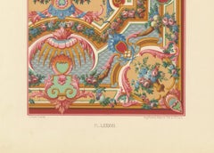 18th Century French Ceiling Design – Rococo Floral and Architectural Ornament