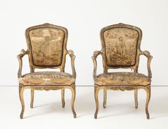 18th Century French Chateau Fauteuils