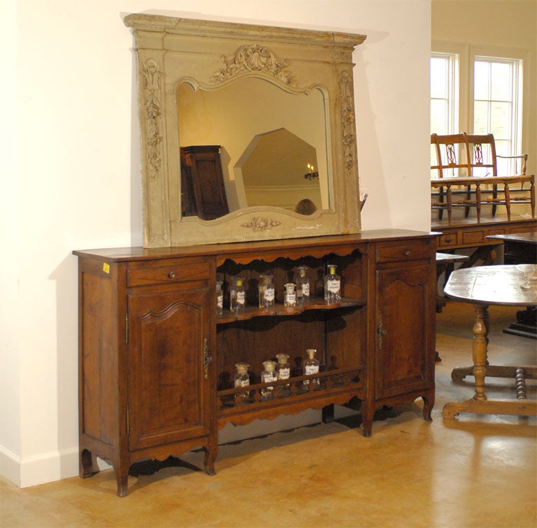 18th century French cherry enfilade from Picardy. Please note this item is an antique and is one of a kind.