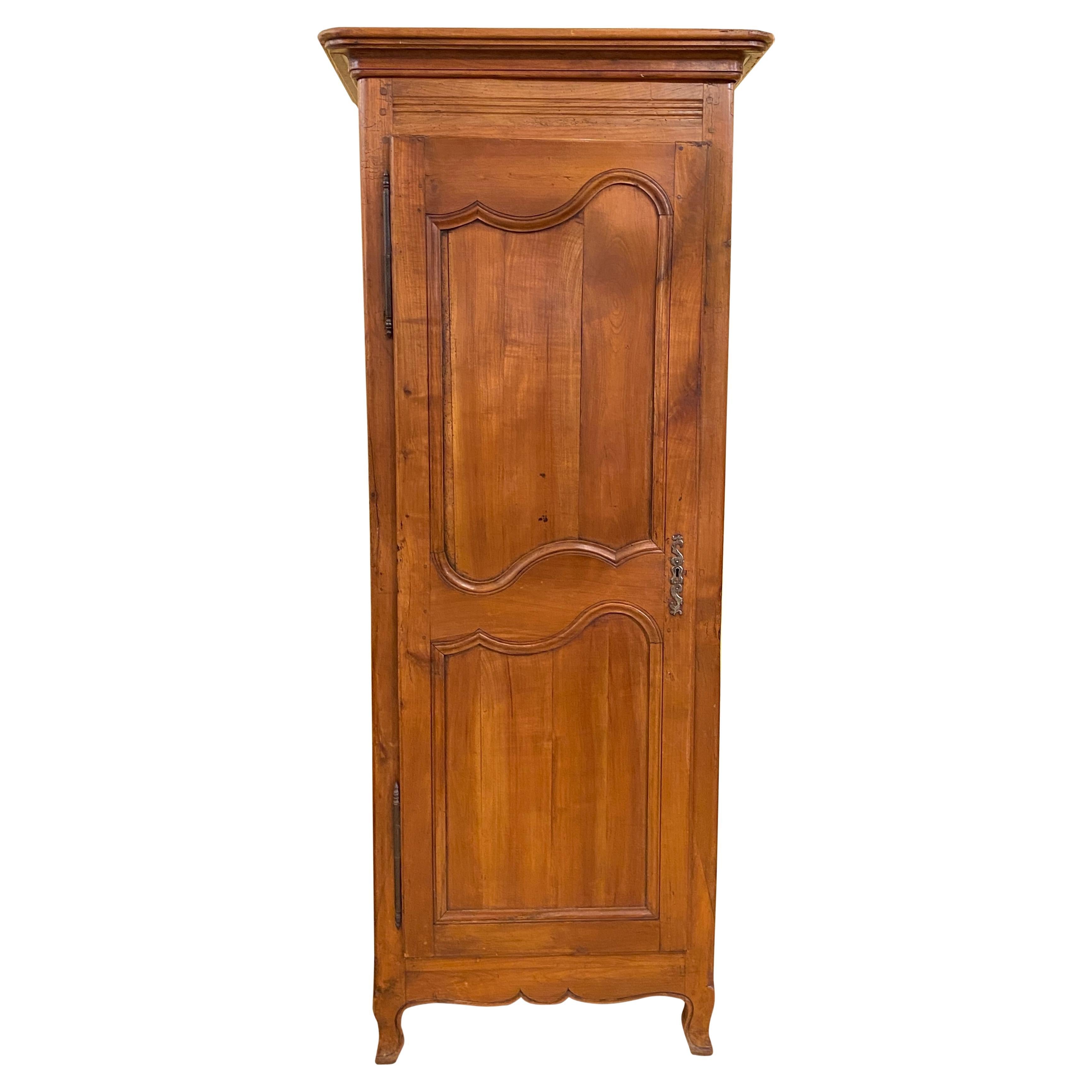 18th Century French Cherry Wood Bonnetiere Hat Cabinet For Sale