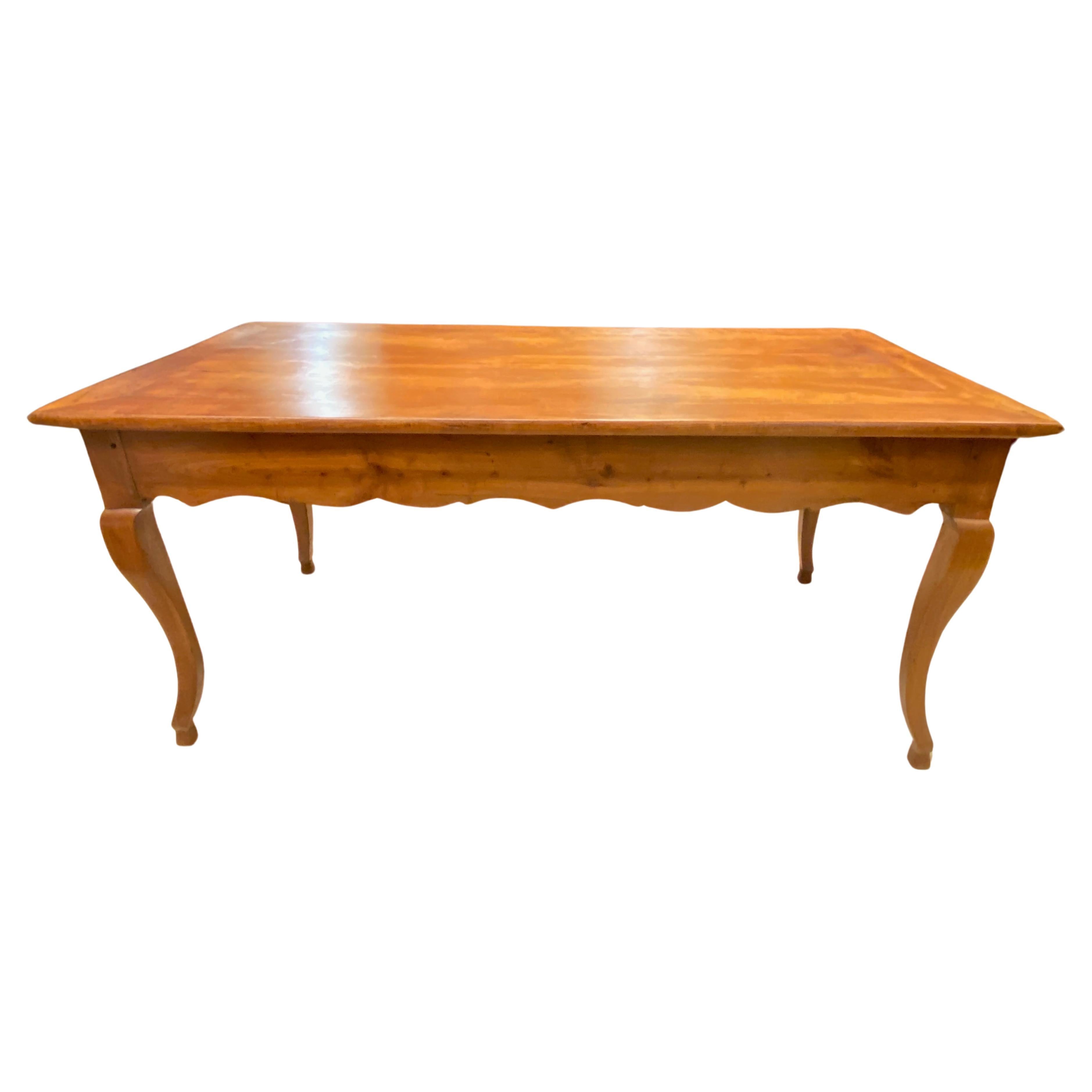 18th Century French Cherry Wood Dining Table