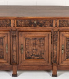 18th Century French Cherrywood and Burr Ash Enfilade