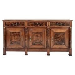 18th Century French Cherrywood and Burr Ash Enfilade