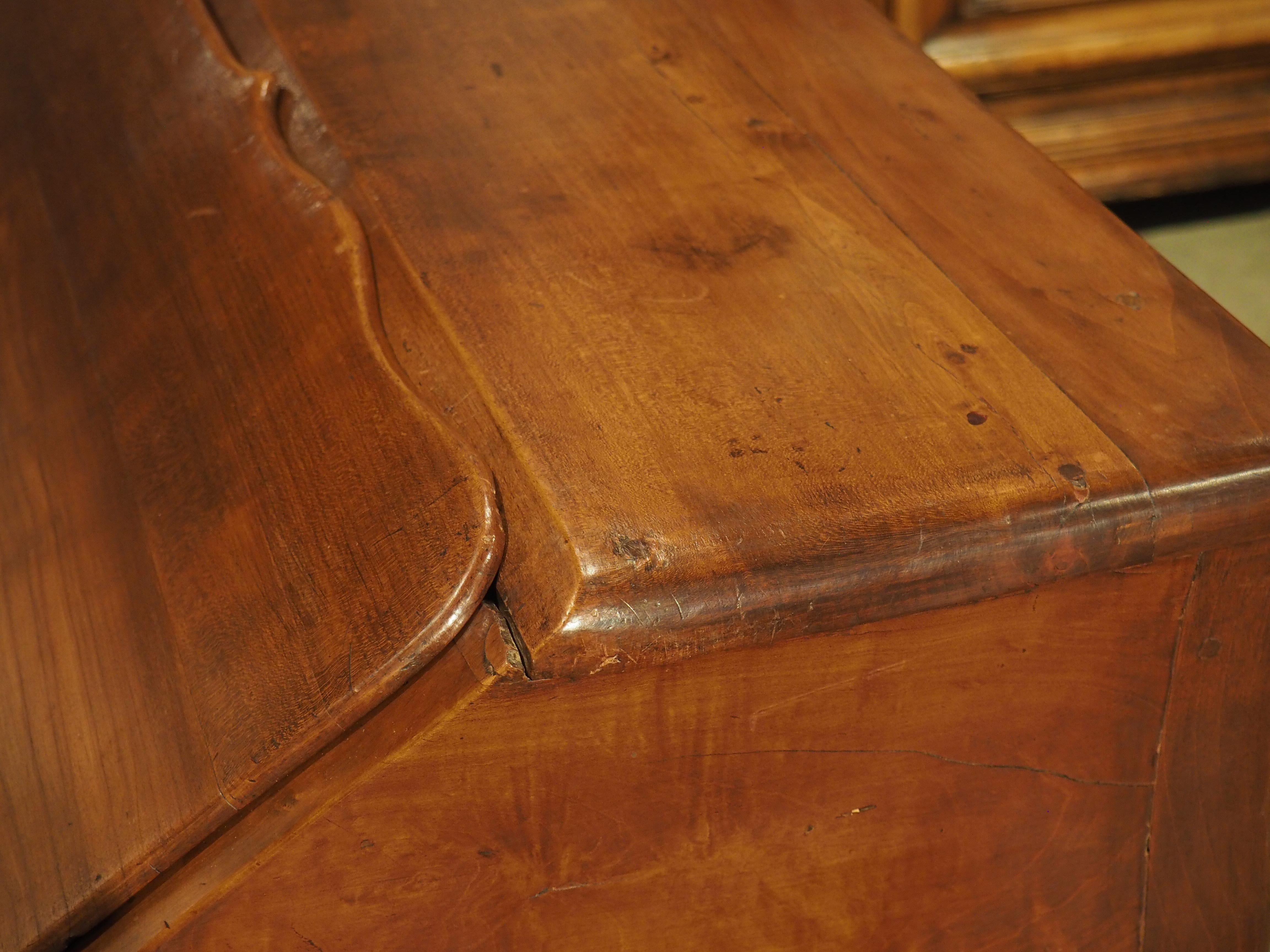 18th Century French Cherrywood 'Bureau de Pente' Slant Top Writing Desk For Sale 7