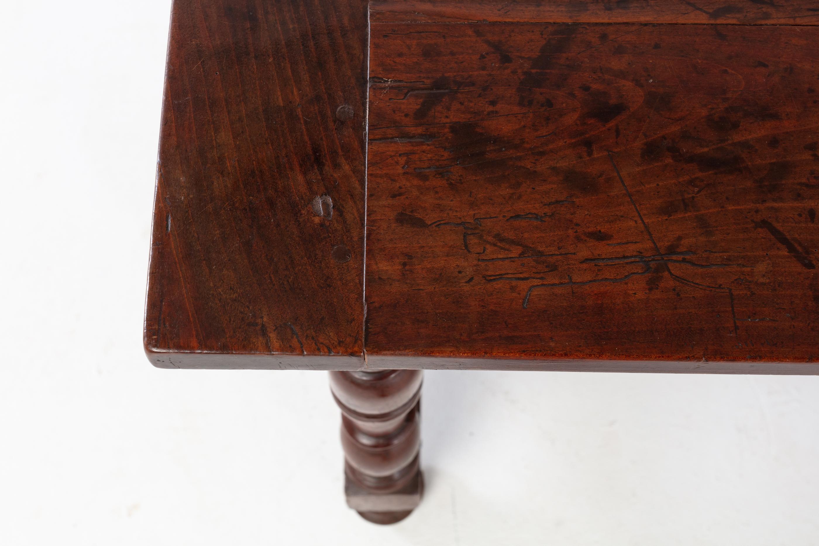 18th Century French Cherrywood Dining Table For Sale 1