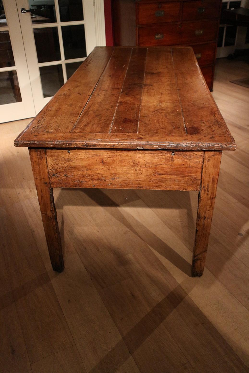 18th Century French  Cherrywood Farmhouse Table 4